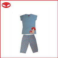 2013 fashion cute big girls sleepwear,women pajamas