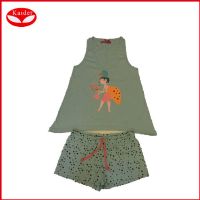 Latest fashion lady summer sleepwear and pajamas