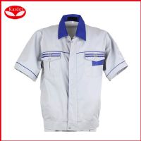 Summer short sleeve uniform mens reflective workwear