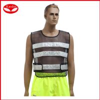 Wholesale cheap black reflective safety vest