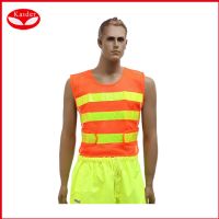 Wholesale cheap reflective orange traffic safety vest