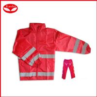 Hi-vis waterproof anorak,pink safety reflective jackets