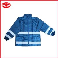 Good quality reflective hi-vis taped blue safety reflective jackets